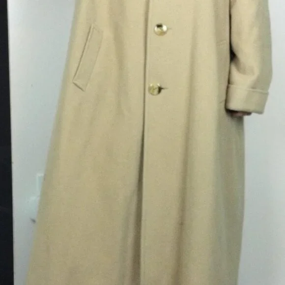 Toni Plus XL Luxury Cashmere Wool Blend Maxi Walking Coat Tan Longline Winter - Picture 4 of 10